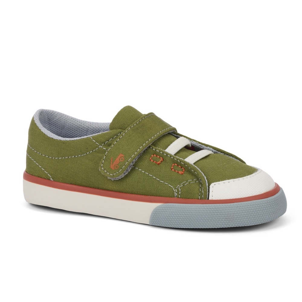 See Kai Run Alex Olive Green Sneakers Slip-On